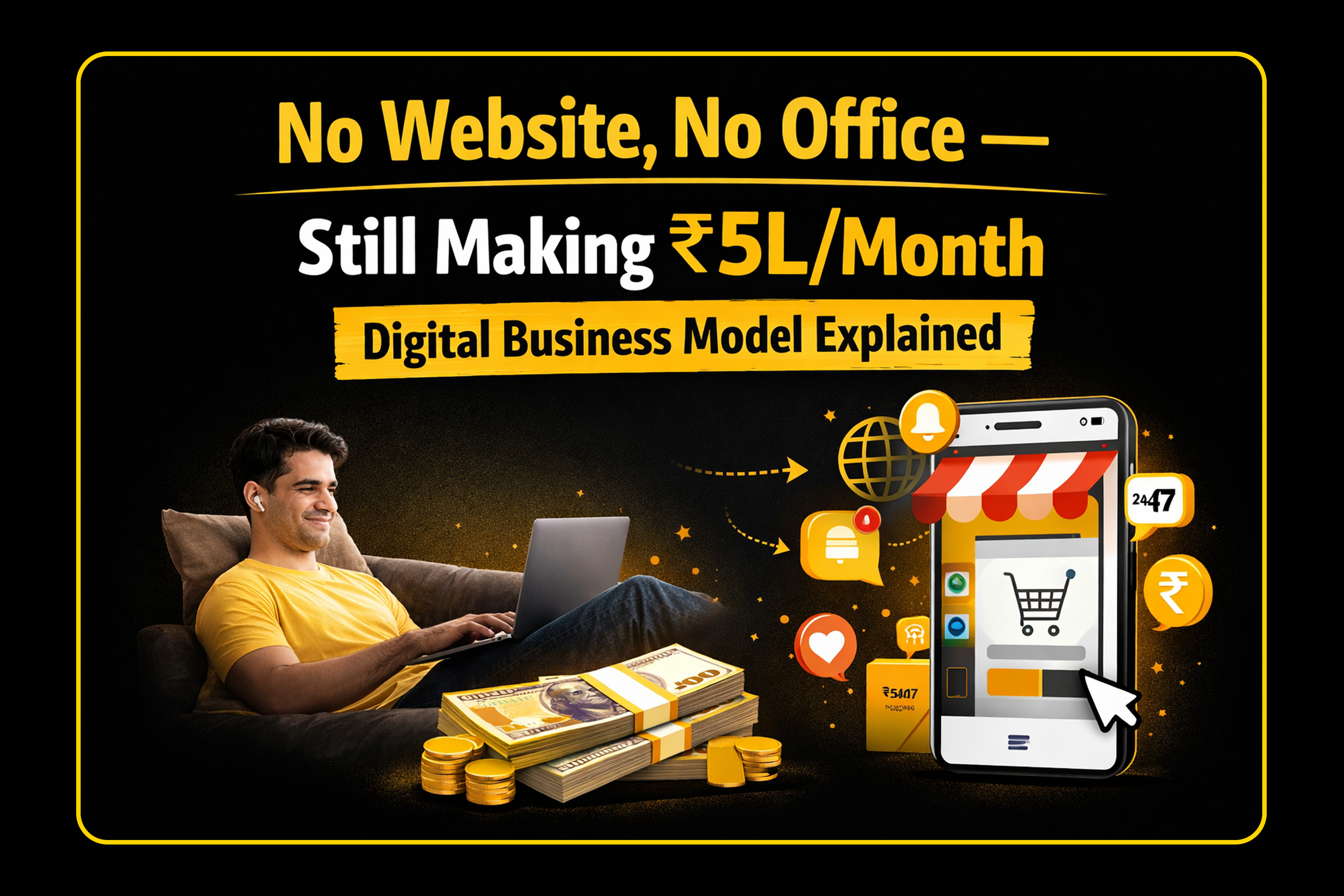 No Website, No Office Still Making ₹5L/Month