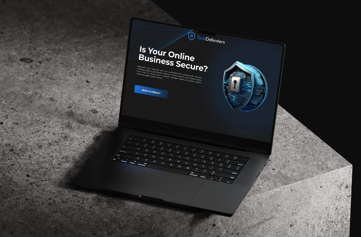 TechDefenders – Website UI Design