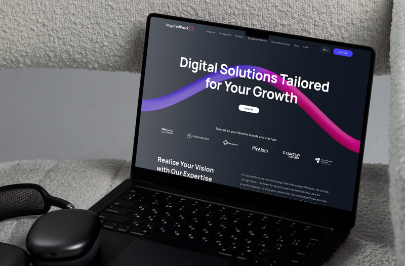 Digital Solutions Website UI Design